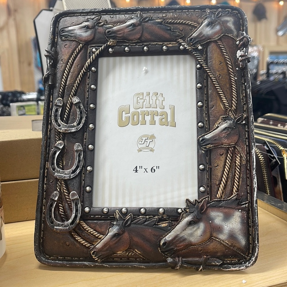 Horse 4”x6” picture frame